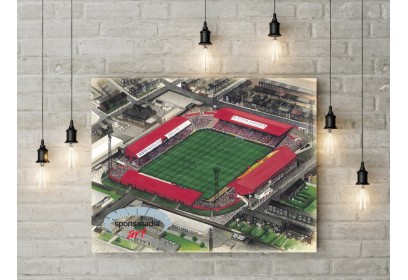 Middlesbrough FC Ayresome Park Stadium  Wall Art Canvas